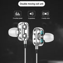 A4 In-Ear Headphone 3.5mm Plug Ergonomic Wired Earphones for Phone (White) Newly