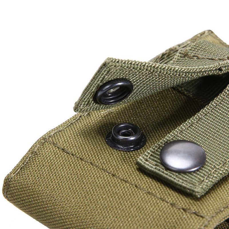 Outdoor Molle Radio Walkie Talkie Holder Bag Magazine Pouch Pocket(Green)