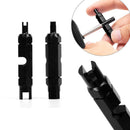 60ml MTB Road Bike Tubeless Tyre Sealant Injector Syringe Tool Kit (Black) Newly