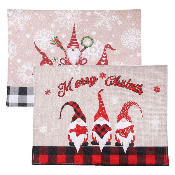 Dining Home Decor Table Mats Coasters Christmas Ornaments Christmas Placemat