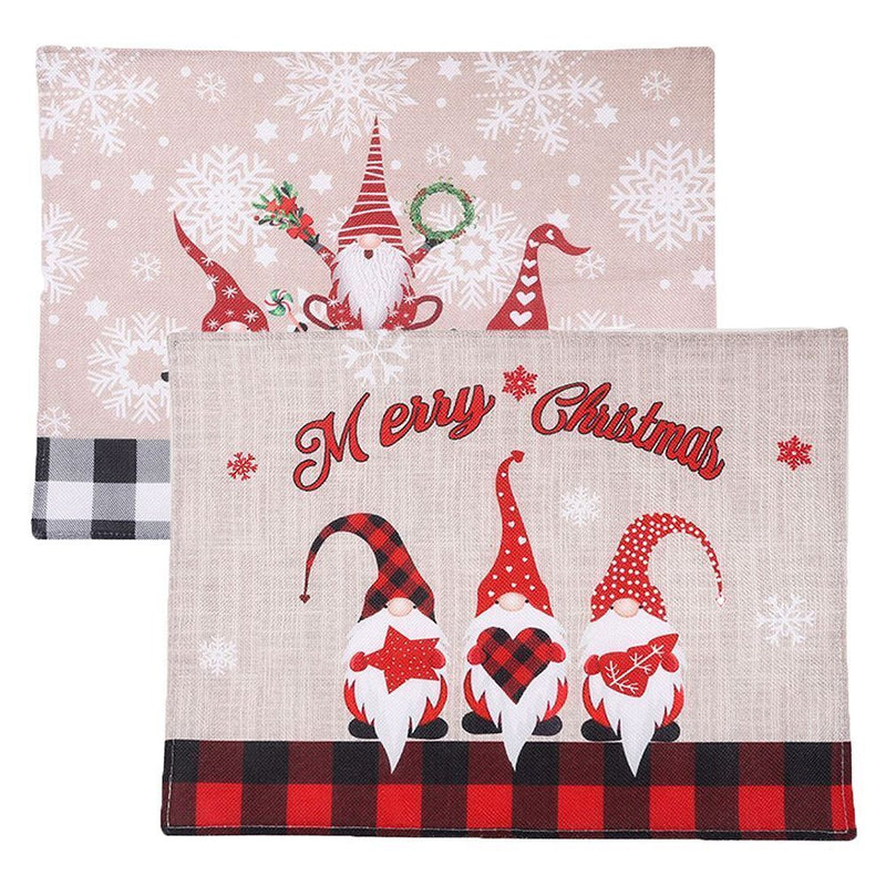 Dining Home Decor Table Mats Coasters Christmas Ornaments Christmas Placemat