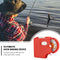 Portable Auto Electric Fishing Hook Tier Fish Hooks Line Tying Device (Red)