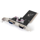 PCI Serial Port Card PCI to COM 9 Pin RS232 DB9 Desktop Expansion Cards Newly