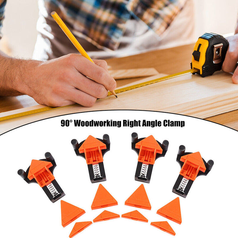 90 Degree Right Angle Clamp Fixing Clips Picture Frame Woodworking Corner Clamp
