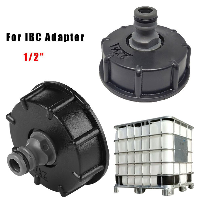 Water Pipe Tap Connector 1/2inch Hose Lock Ibc Tank Adapter Adaptor Connector