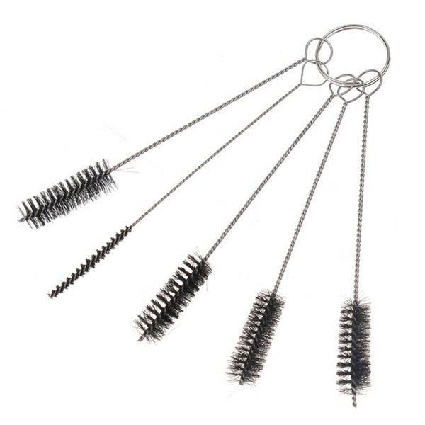 5 *Tattoo Cleaning Brush Kit Set Tip Tube Machine Airbrush Spray F3K1 Tool Q7D4
