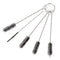 5 *Tattoo Cleaning Brush Kit Set Tip Tube Machine Airbrush Spray F3K1 Tool Q7D4