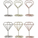 Desktop Decoration Place Card Clamps Stand Photos Clips Table Numbers Holder