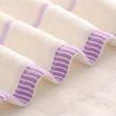 Women Hand Towel Cotton Soft Embroidered Towels Bath Towel Lavender Towel