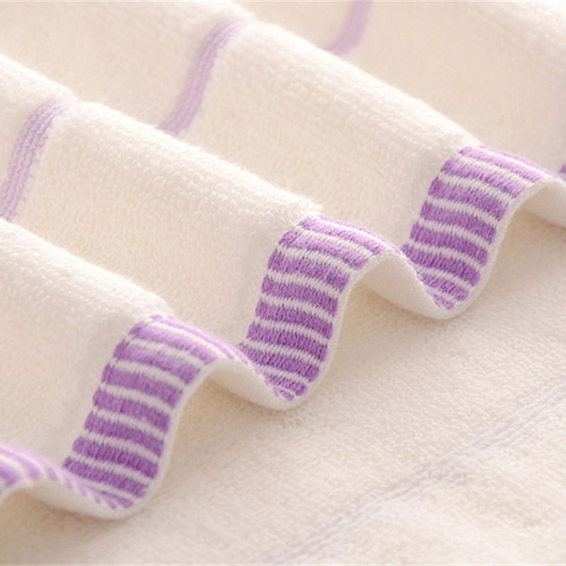 Women Hand Towel Cotton Soft Embroidered Towels Bath Towel Lavender Towel