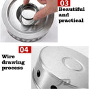 Tea Coffee Teapot Warmer Candle Light Round Base Heater O6Q4 Holder Steel M0K5