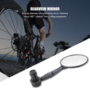 1pc Bicycle Handlebar End Mirror 360 Rotatable Round Bike Side Rearview Mir