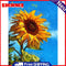 Yellow Sunflower Colouring Oil Canvas DIY Hand Painted Paint By Numbers Gift Kit