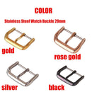 Tool Clasp Metal Bracelet Watch Buckle Stainless Steel 20mm Watchbands Strap