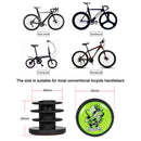 2pcs Mountain Road Folding Bike Handlebar End Stoppers Grips Plugs (Green) Newly