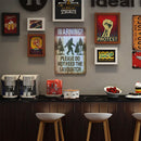 Sasquatch Warning Metal Plate Tin Sign for Bar Pub Club Cafe Wall Art Decor