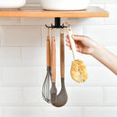 360 Degrees Rotation Hook Household Kitchen Hanging Storage Holders Organizer