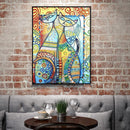 5D DIY Special Shaped Diamond Painting Cat Embroidery Mosaic Kit Home Wall Decor