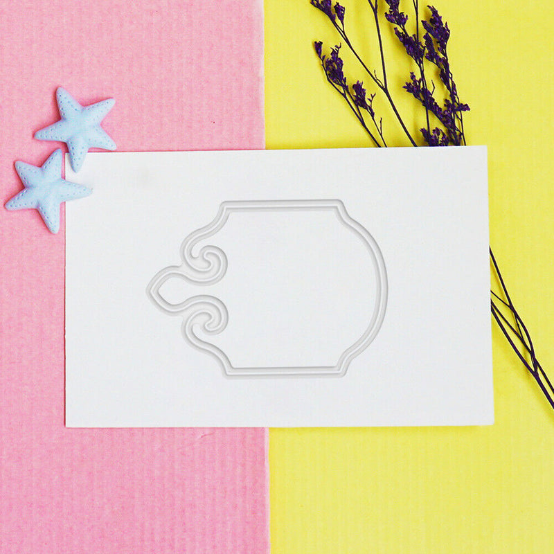 Transparent Silicone Birthday Flowers Seal Embossing Metal Paper Cut Card Molds