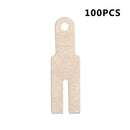 100x Y Type Nickel Plated Steel Strap Strip Sheets for Battery Pack Spot Welding