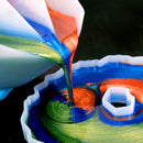 #A Silicone Split Cups For Paints Pouring Acrylic Paint Pour Cup Channels Divide