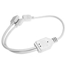 4Pin Splitter 1 to 2 Connector for LED RGB Strip Light + 3pcs 4pin Plugs Newly