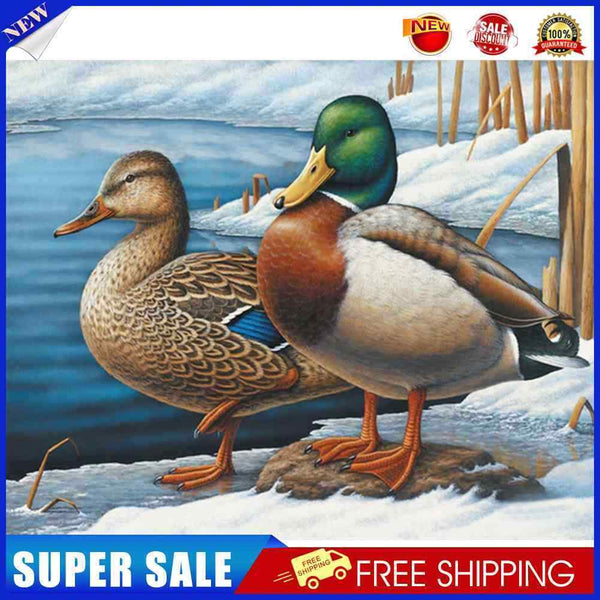 Lakeside Duck Oil Paint By Numbers Kit DIY Home Decoration Gift Wall Art Pi