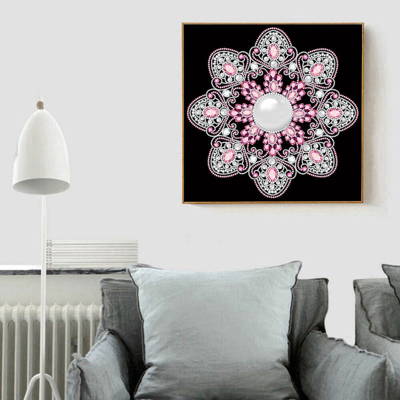 Part Special-Shaped Drill Rhinestone Diamond Painting Datura Handwork Home Decor