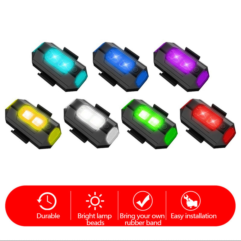 LED Strobe Lights Kit Emergency Caution Hazard Warning Flashing Signal Ligh