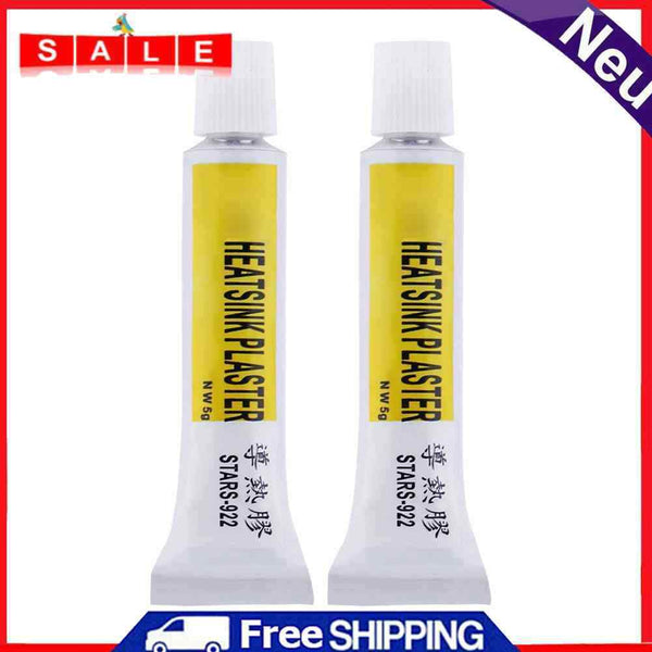 2pcs Heatsink Plaster Thermal Silicone Glue Heatsink Sticky Paste Strong