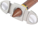 Double Blades Metal Cigar Scissors Sharp Guillotine Stainless Steel Cigar Cutter