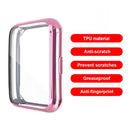 TPU Screen Protector Case Smart Watch Cover for Huawei Watch Fit 2 (Pink)