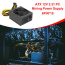 ATX 12V 2000W 10x6 Pin Miner Power Supply with Cable for ETH BTC Power Kit