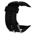 Silicone Watchband Replacement for Garmin Forerunner 10/15(Male/Black)
