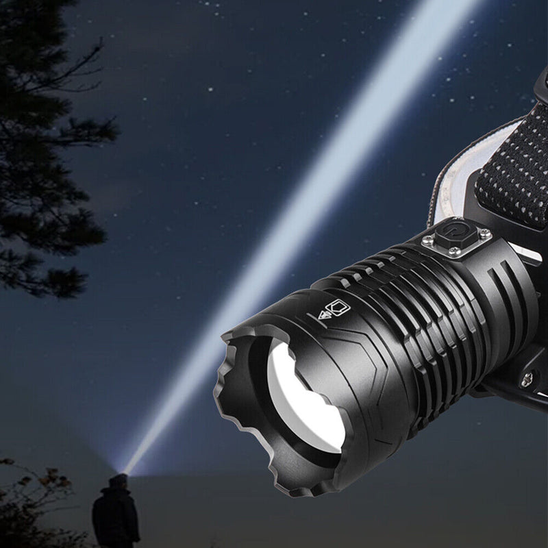 Portable XHP360 LED Headlamp 3000lm Waterproof Flashlight for Camping Fishing
