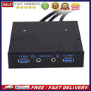 3.5" 20Pin to 2 USB 3.0 Port HUB + HD Audio PC Floppy Expansion Front Panel