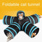 Ecotrump Folding Tunnel for Pets, Animals, Kittens, Rabbits, Indoor