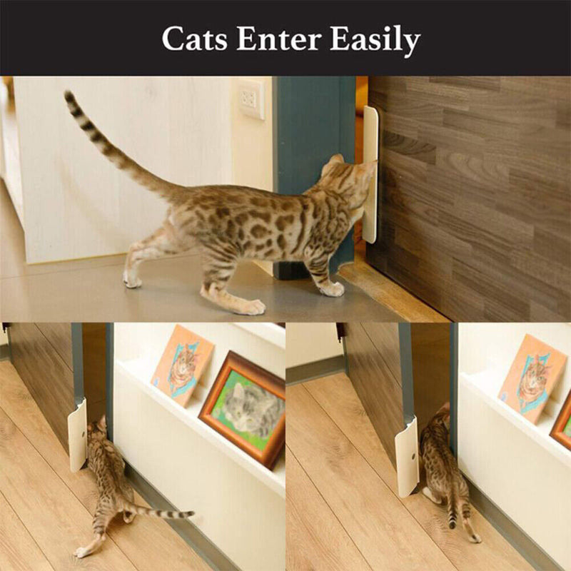 Puppy Door Opener Automatic Security Gate Kitten ABS Doors Opening Pet Supply