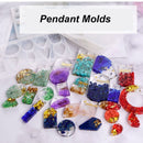 Molds Oval Heart Round Shape Earring Chams Necklace Jewelry Making Mould