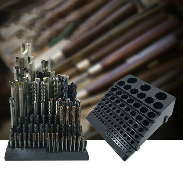Drill Organizer Storage Box Tap Reamer Turning Tool Milling Cutter Accessories
