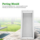 Garden DIY Path Paving Moulds Rectangle Shape Reuse Concrete Stepping Stone M