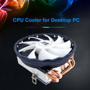 SNOWMAN PC Computer Cooler 4 Heatpipes CPU Radiator 12V 3Pin for Intel LGA 2011