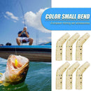 30xRubber Rig Hook Carp Fishing Line Aligner Hair rigs Terminal End Tackle W6A4