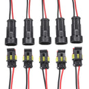 5Set Car Motorcycle Waterproof Plug Car Male Female Electrical Connector Plug`