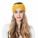 Wrap Hair Accessories Cross Knot Hairband Ear Warmer Headband Knitted Headband