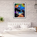 5D DIY Diamond Painting Starry Sky Girl Full Round Drill Picture Kit Wall M