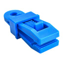 10pcs Outdoor Large Canopy Wind Rope Clamps Windproof Tent Clips (Blue) Newly
