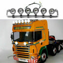 LED Spotlight Light for 1:14 Tamiya Scania RC Tractor Truck Top Roof Light Bar 6