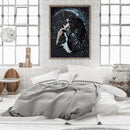 Cross Stitch Full Embroidery Dark Angel Character 11CT Stamped Needlework Set