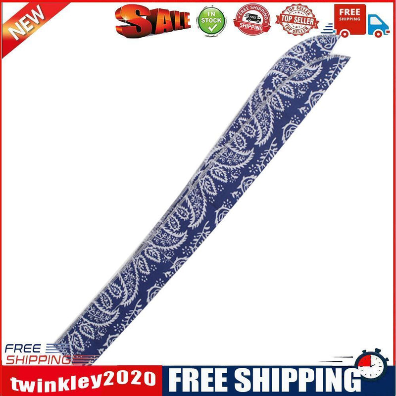 Summer Ice Cooling Wrap Towel Scarf Outdoor Running Neck Headband (Blue)